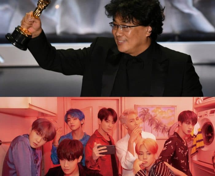 BTS поздравили Пон Джун Хо и Чхве У Шика с Оскаром