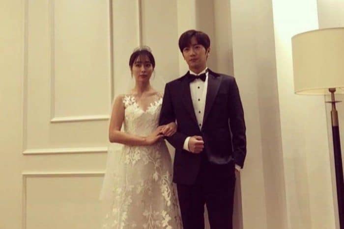 Ли Мин Джон и Ли Сан Ёп в свадебной фотосессии новой дорамы