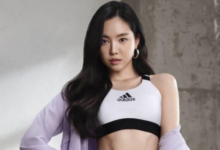 Наын (Apink) в новой рекламной кампании Adidas Korea