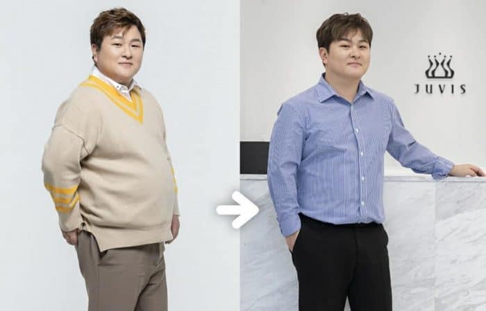 Хо Гак продемонстрировал свои результаты в потере веса