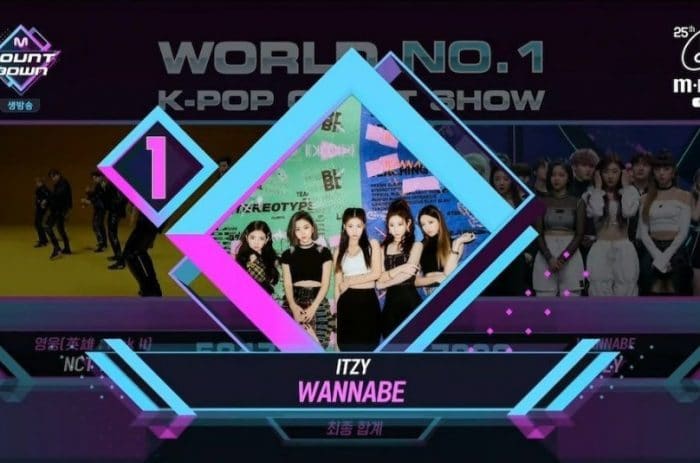 4-я победа ITZY с "WANNABE" на M!Countdown + выступления Кан Даниэля, Он Сону, Ким Седжон и других