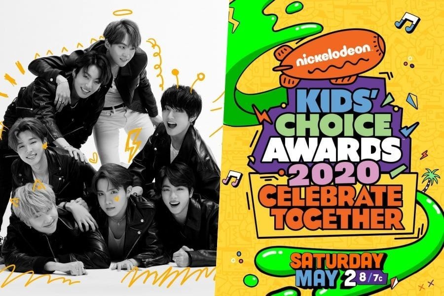 BTS подтвердили свое участие в онлайн-трансляции церемонии Nickelodeon Kids’ Choice Awards