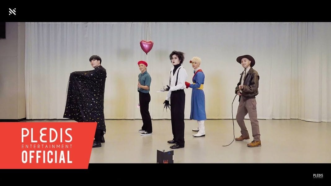 NU’EST представили особую танцевальную практику на песню "I'm In Trouble"