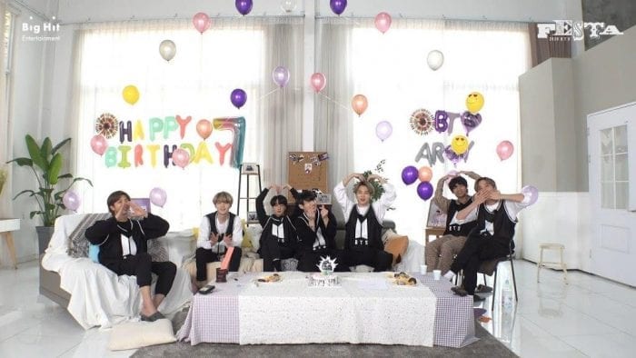 BTS и ARMY празднуют 7-ю годовщину группы