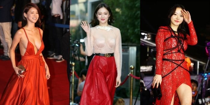 Восемь шокирующих женских нарядов корейских звезд на церемониях награждения
