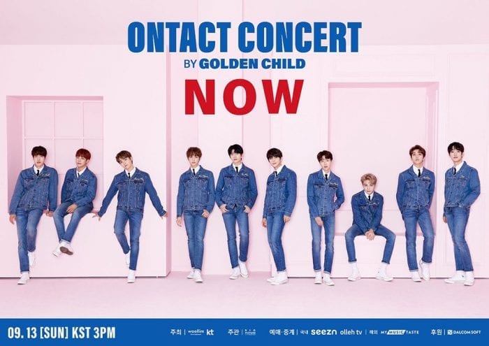 Golden Child представили постер для их первого живого онлайн-концерта "NOW"