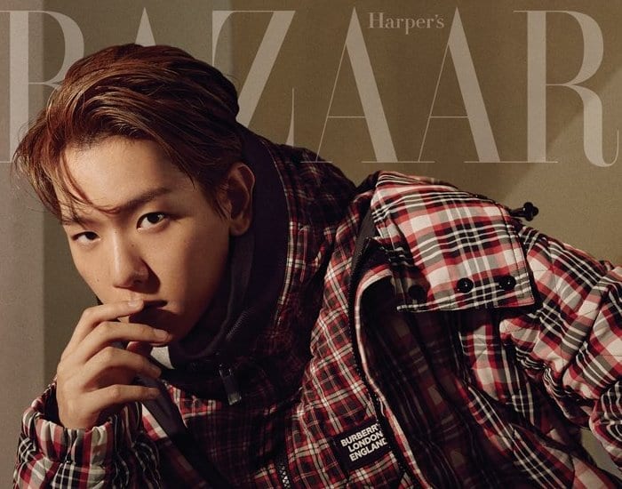 Бэкхён (EXO) на обложке журнала Harper's Bazaar