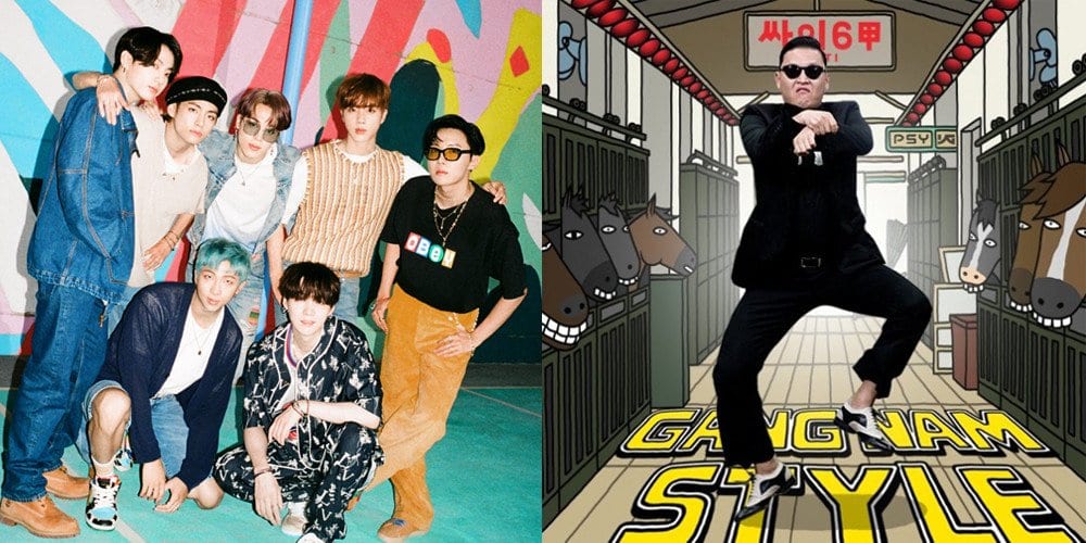 Смогут ли BTS с "Dynamite" побить рекорд PSY с "Gangnam Style"?