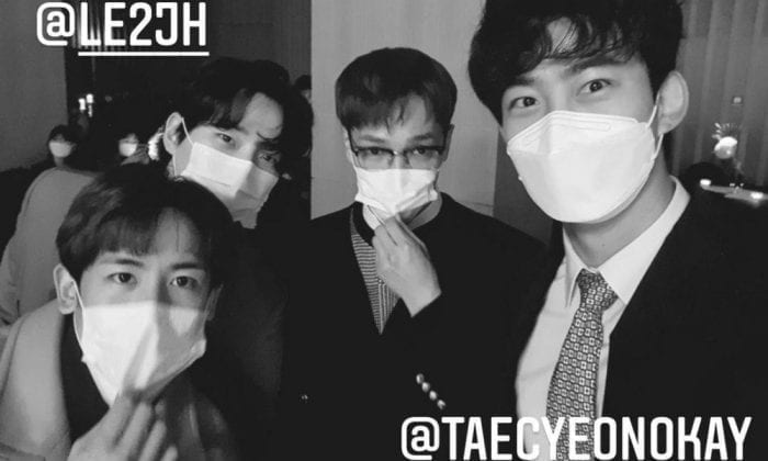 Тэкён, Никкун, Уён и Jun.K из 2PM исполняют песню «My House» на свадьбе сотрудника JYP