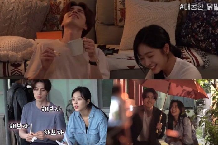 Дорама «Сказание о Кумихо» телеканала tvN выпустила закулисные кадры романтических сцен Ли Дон Ука и Чо Бо А!