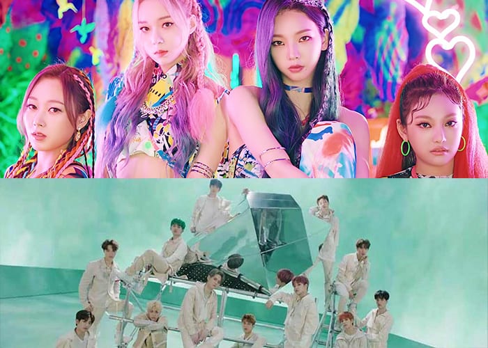 Самые просматриваемые дебютные K-Pop клипы за 2020 год