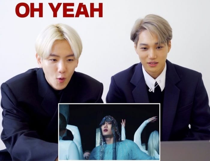 Бэкхён и Кай из EXO обсудили клип на песню "Mmmh"
