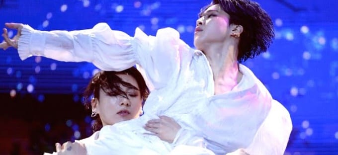 Чимин и Чонгук из BTS поразили зрителей своим танцем “Black Swan”