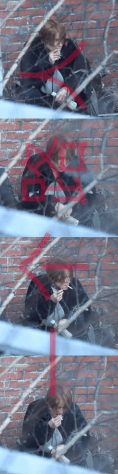 В сеть попали фотографии, на которых Чону из NCT курит
