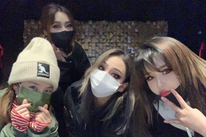 2NE1 воссоединились, чтобы отпраздновать день рождения Минзи