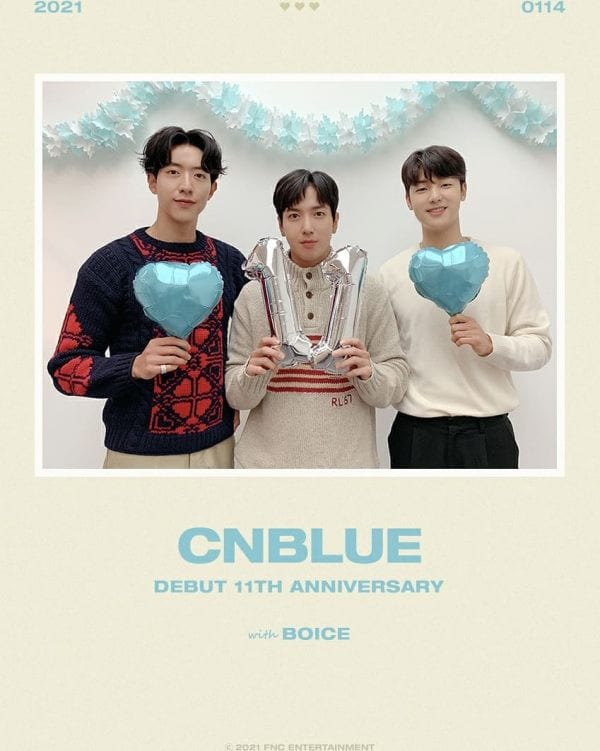 CNBLUE отметили 11-ю годовщину дебюта