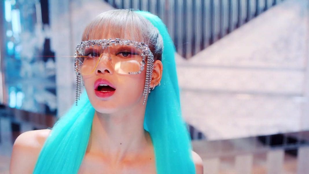 Givenchy Crystal Encrusted Embellished Glasses Worn by Lisa in Kill This Love Music Video by Blackpink 5