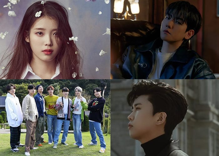 АйЮ, Бэкхён (EXO), Им Ён Ун и BTS возглавили недельные чарты Gaon