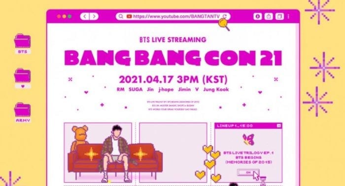 BTS раскрыли сет-лист предстоящего «Bang Bang Con 2021»