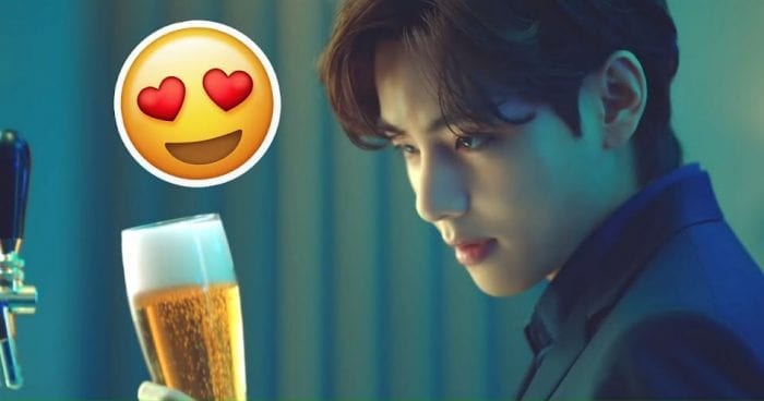 Kloud Beer выпустили первый рекламный ролик с участием Ви из BTS+реакция нетизенов