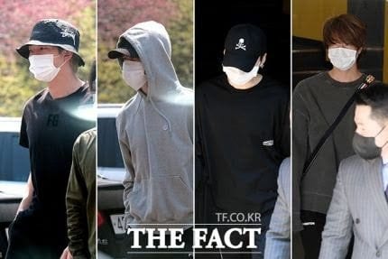 Журнал THE FACT запечатлел участников BTS на избирательном участке в Сеуле