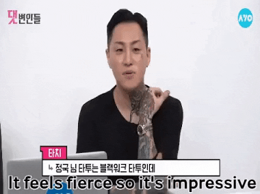 Профессиональные тату-мастера похвалили Чонгука из BTS и выразили ему свою благодарность