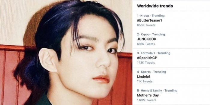 Чонгук из BTS покорил тренды Твиттера после выпуска фото-тизера к "Butter"