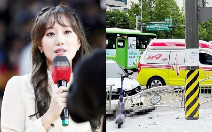 Диктор Пак Шин Ён нарушила правила дорожного движения перед аварией, в которой погиб курьер