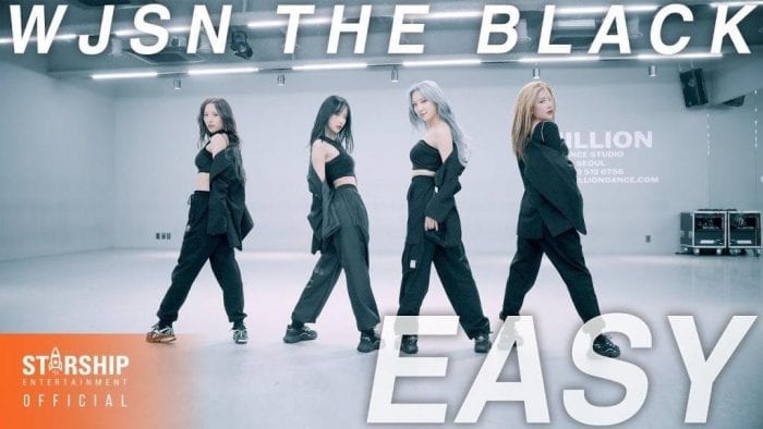 WJSN The Black представили видео с танцевальной практикой к "Easy"