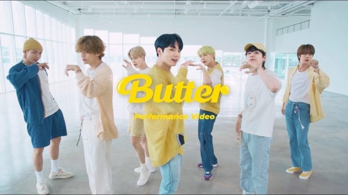 BTS выпустили перфоманс-видео к треку "Butter"