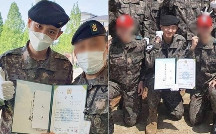 Чанёль (EXO) завершил 5 недель базовой военной подготовки и получил награду