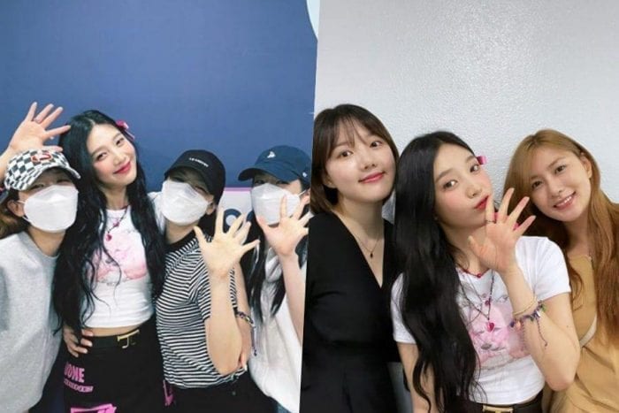 Red Velvet, Ерин (GFRIEND) и Хаён (Apink) поддержали сольный дебют Джой