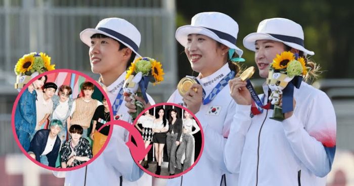 Олимпийская команда по стрельбе из лука попросила песню BTS для церемонии награждения, но организаторы допустили ошибку