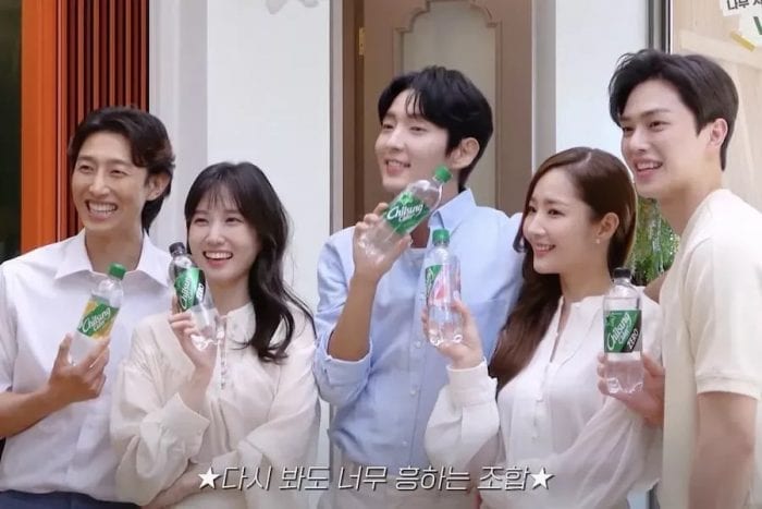 Namoo Actors делится закулисными кадрами Ли Джун Ки, Пак Мин Ён, Сон Кана, Пак Ын Бин и Кан Ки Ёна из рекламы напитков