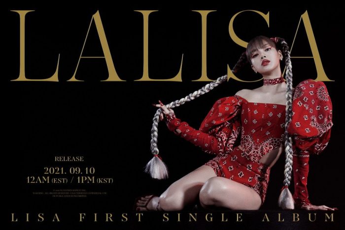 Дебютный сингл-альбом Лисы (BLACKPINK) "LALISA" уже превысил 100 тысяч предварительных заказов