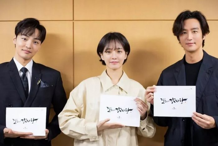 Ким Мин Джэ, Пак Гю Ён и Квон Юль демонстрируют отличную актерскую игру на чтении сценария к новой дораме