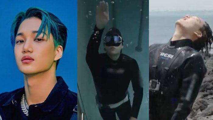 Кай из EXO продемонстрировал впечатляющие способности к подводному плаванию