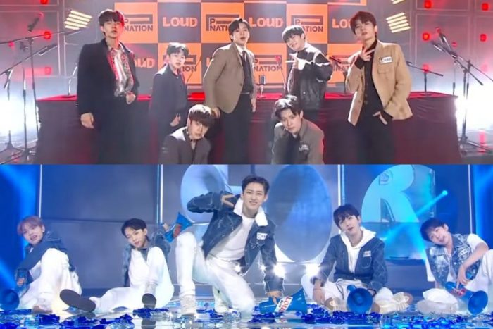 Новые мужские группы JYP и P Nation выступили со своими заглавными треками на шоу «LOUD»