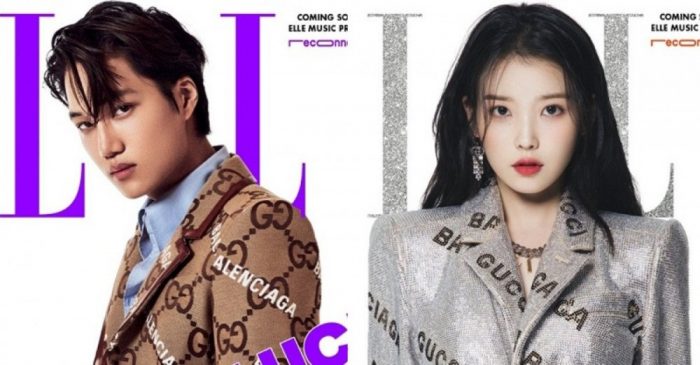 Журнал "ELLE Korea" представил анонсы обложек нового номера с амбассадорами Gucci АйЮ и Каем