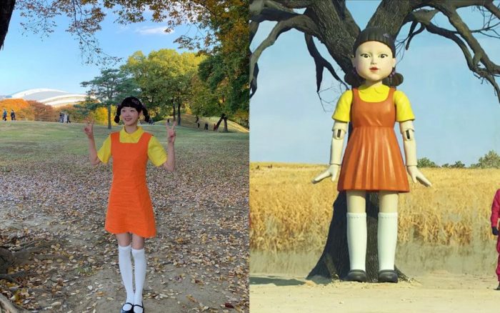 Ли Ю Ми примерила образ знаменитой куклы-робота из "Игры в кальмара"