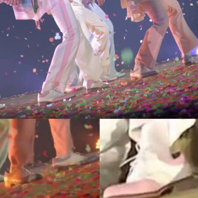 Нетизены критикуют HYBE за то, что участники BTS были вынуждены выступать в обуви неподходящего размера