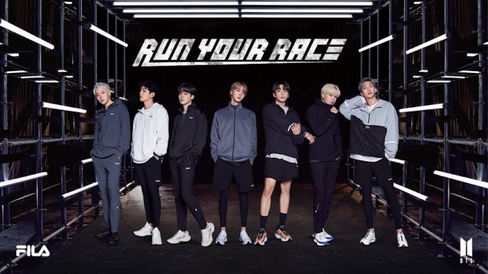 FILA представила фото BTS для новой коллекции «Run Your Race»