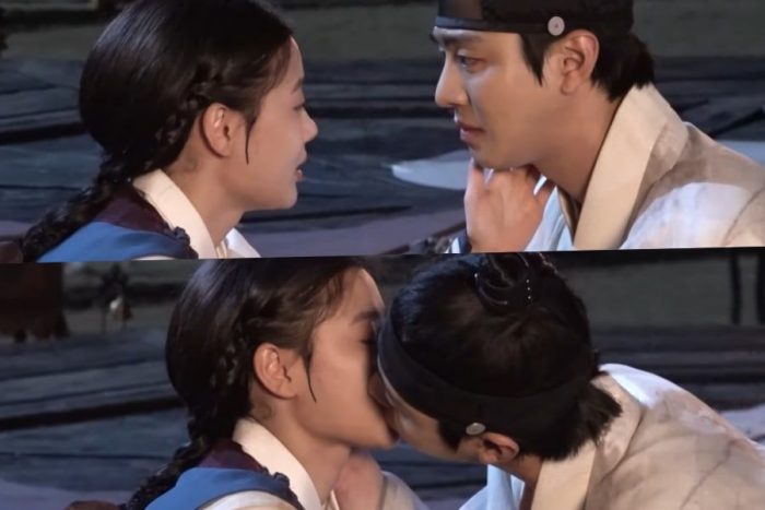 Эмоциональный поцелуй Ким Ю Джон и Ан Хё Сопа, закулисное видео из «Красного неба»