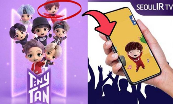 SM использовали изображение персонажа Джей-Хоупа (BTS) в презентации своей платформы Dear U + реакция АРМИ