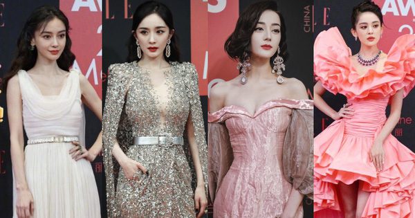 Китайские знаменитости на красной дорожке ELLE China Style Awards 2021