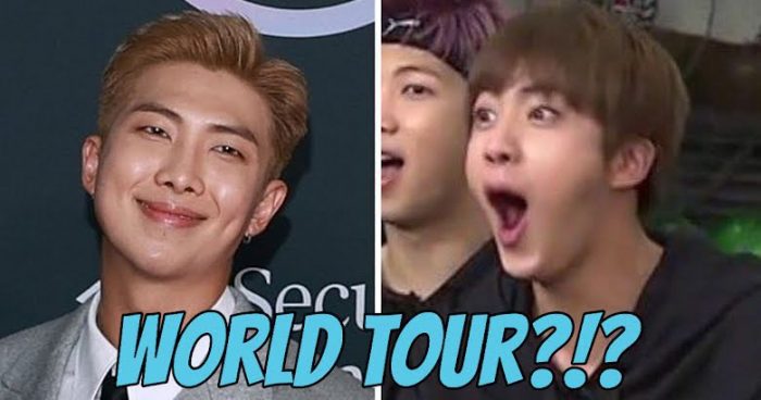 BTS отправятся в мировой тур? Спойлер от RM