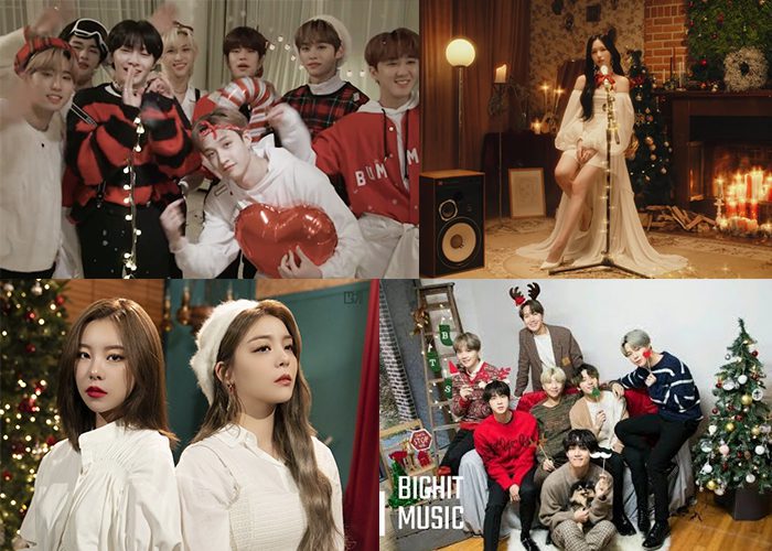 Песни и клипы от корейских артистов на Рождество 2021