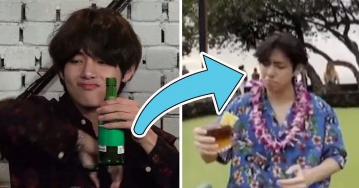 Ви из BTS впервые попробовал водку во время своей поездки на Гавайи