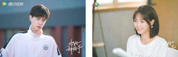 Ху И Тянь и Син Фэй на новых стиллах и постерах дорамы "Привет, снайпер"