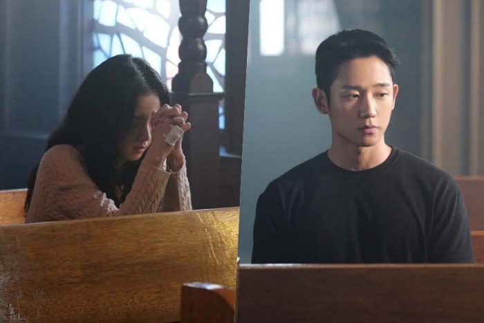 В дораме "Подснежник" Джису из BLACKPINK отчаянно молится, а Чон Хэ Ин молча наблюдает за ней